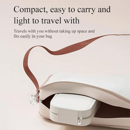 Compact Makeup Vanity With LED Mirror