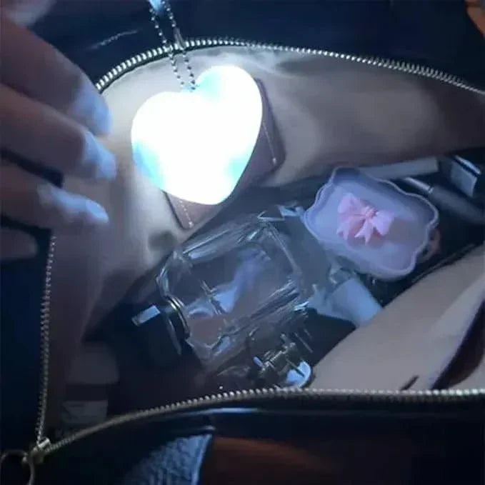 HeartCharm – LED Heart Light, No More Purse Treasure Hunts!